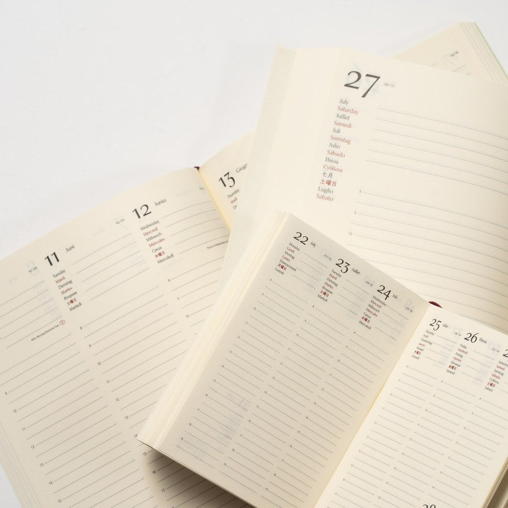 Recharges agenda semainier 2026