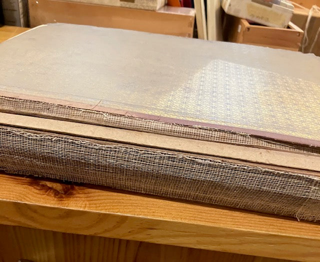 Intérieur d'album photo ancien