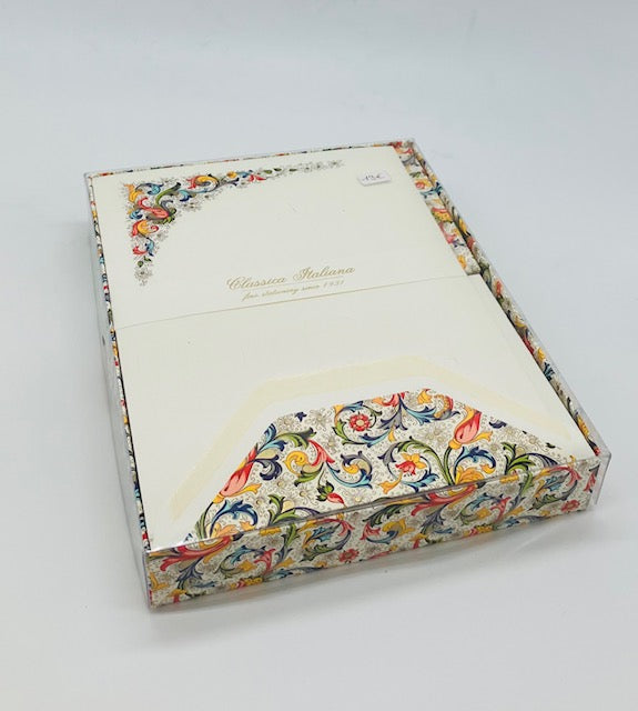 Coffret de correspondance Florence rouge
