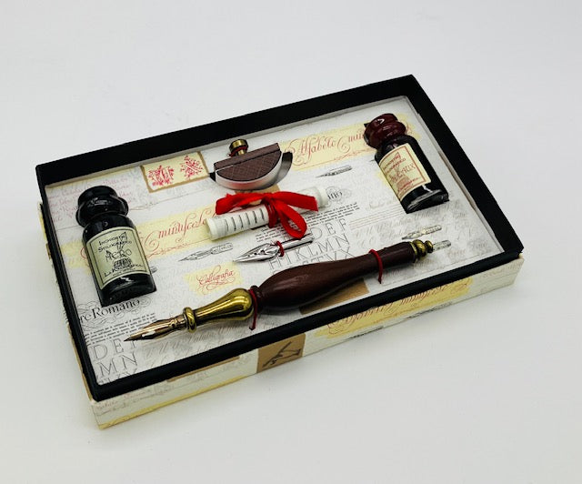 Coffret de calligraphie 1865